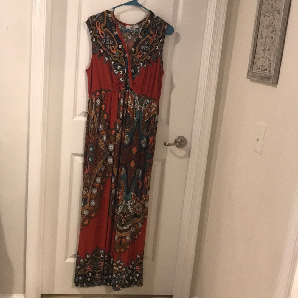 Moa Moa Woman multicolored dress 2X